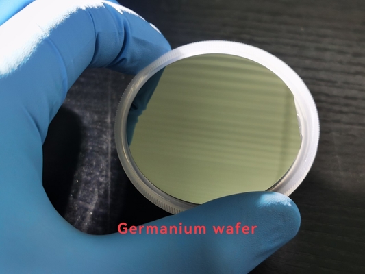 SSP Germanium Semiconductor Substrate Ge Wafers สำหรับแถบอินฟราเรด 100/110 2 นิ้ว