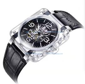 สีโปร่งใสนาฬิกาคริสตัลแซฟไฟร์ Case Al2O3 Single Crystal Hardness 9.0