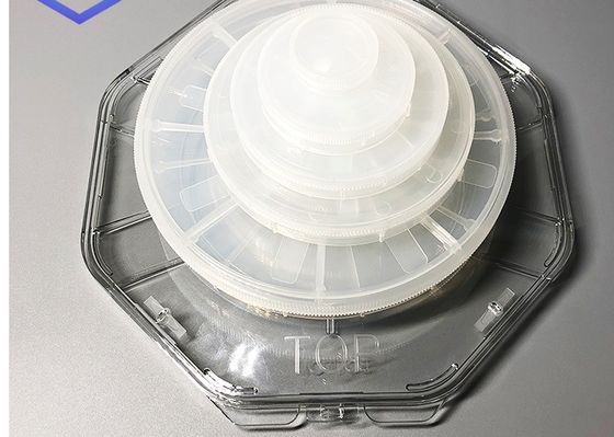Polypropylene 4 &quot;104mm Single Wafer Shipping Containers Box