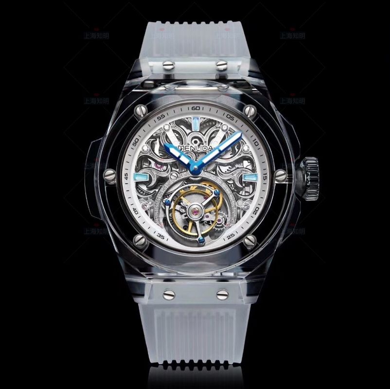 Green Sapphire Crystal Watch Case Al2O3 Single Crystal Customized Size