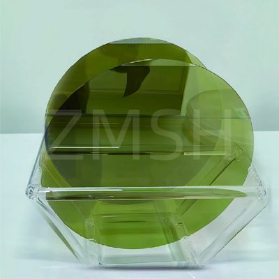 SiC Wafer 4H N Type 8inch เกรดการผลิต เกรดตัวปลอม Customized Double side polished Silicon Carbide Wafer