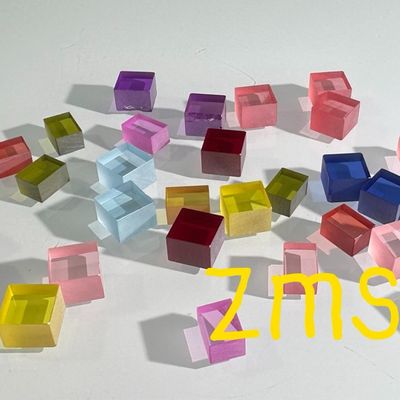 การเพาะปลูกทางเทียม สีดอปไพร์ AL2O3 วิธี CZ ที่กําหนดเอง Ruby Blue Padparadscha