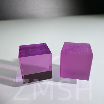 การเพาะปลูกทางเทียม สีดอปไพร์ AL2O3 วิธี CZ ที่กําหนดเอง Ruby Blue Padparadscha