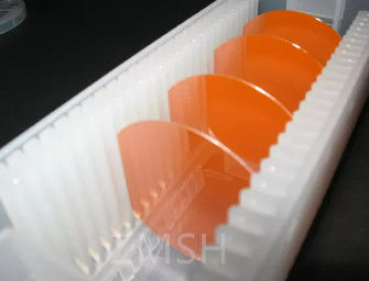 GaP Wafer ขนาด 2 นิ้ว N ประเภท Undoped S Doped 100 DSP SSP CZ ความบริสุทธิ์สูง 5N 99.999%