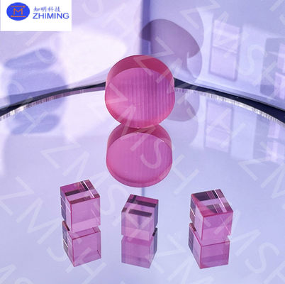 Sapphire Raw Gemstone Lab Made Padparadscha Sapphire Rose Sapphire ความแข็งแรงสูง สําหรับการประดับ