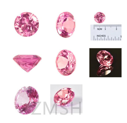 สีชมพู Sapphire หินแท้ Sakura สินค้าผสมสีชมพู สําหรับเครื่องประดับ ทําความแข็งแรงของ Mohs ของ 9