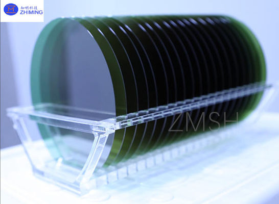 ความหนาของวอฟเฟอร์ SiC 4H-N 8 นิ้ว 500±25μm หรือปรับแต่ง N-Doped Dummy การผลิตเกรดวิจัย