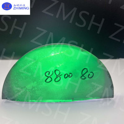 สีเขียวเรืองมูซานิต SiC กระจกเดียว ความแข็งของมอห์ส 9.25