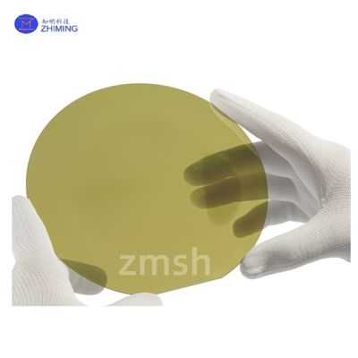 SiC Epitaxial Wafer ซิลิคอนคาร์ไบด 4H 4 นิ้ว 6 นิ้ว อุตสาหกรรม Semiconductor ความต้านทานสูง