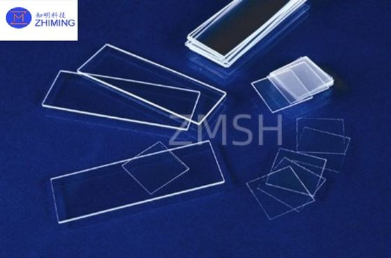 กระจกเคลือบ ITO สไลด์กระจกเคลือบอ๊อกไซด์อินเดียมทองเหลือง กระจกโปร่ง 1mm 10ohm