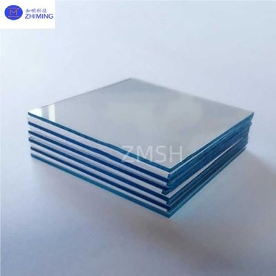 กระจกเคลือบ ITO สไลด์กระจกเคลือบอ๊อกไซด์อินเดียมทองเหลือง กระจกโปร่ง 1mm 10ohm