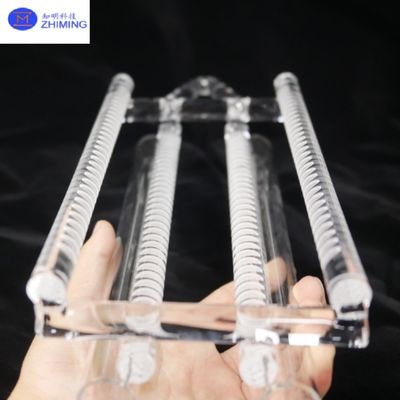 กล่องควอตซ์ วอฟเฟอร์ ความบริสุทธิ์สูง และทนต่ออุณหภูมิสูง สามารถปรับแต่งได้