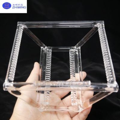 กล่องควอตซ์ วอฟเฟอร์ ความบริสุทธิ์สูง และทนต่ออุณหภูมิสูง สามารถปรับแต่งได้