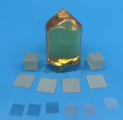 SrLaAlO4 / LaSrAlO4 LSAO 10x10x0.5mmt5x5x1mmt สับสราทสําหรับ Epitaxy ที่กําหนดเอง