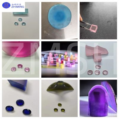 ราคาดี Colored Synthetic Gemstones Widely Used for Decorations and Optical ออนไลน์