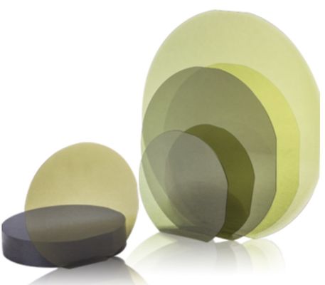 ราคาดี เวเฟอร์ซิลิคอนคาร์ไบด์ซิลิกอนคาร์ไบด์ขัดเงา 100 มม. ความหนา 1 มม. สำหรับการเจริญเติบโตของแท่ง ออนไลน์