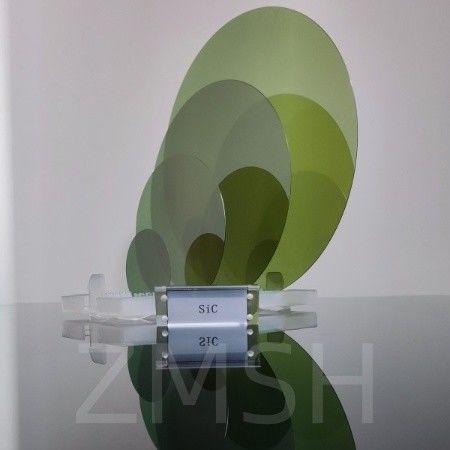 SiC Wafer 4H N-type Silicon Carbide เกรด 2 นิ้ว 4 นิ้ว 6 นิ้ว 8 นิ้ว