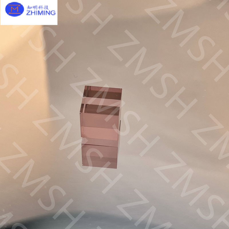 Sapphire Raw Gemstone Lab Made Padparadscha Sapphire Rose Sapphire ความแข็งแรงสูง สําหรับการประดับ