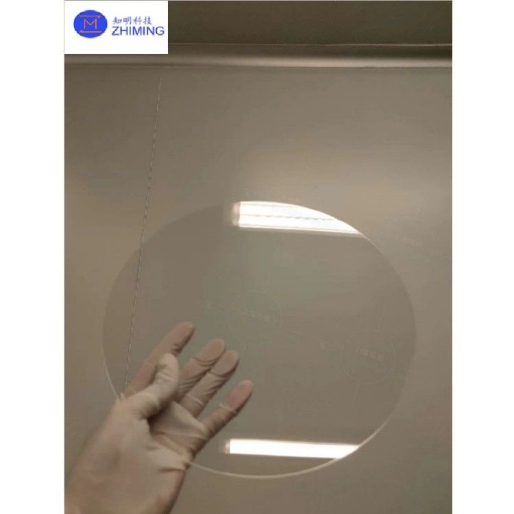 ผงซิลิก้าหลอม JGS1 JGS2 BF33 ความหนา 8 นิ้ว 12 นิ้ว 750um±25um Ra ≤ 0.5nm TTV ≤ 10um