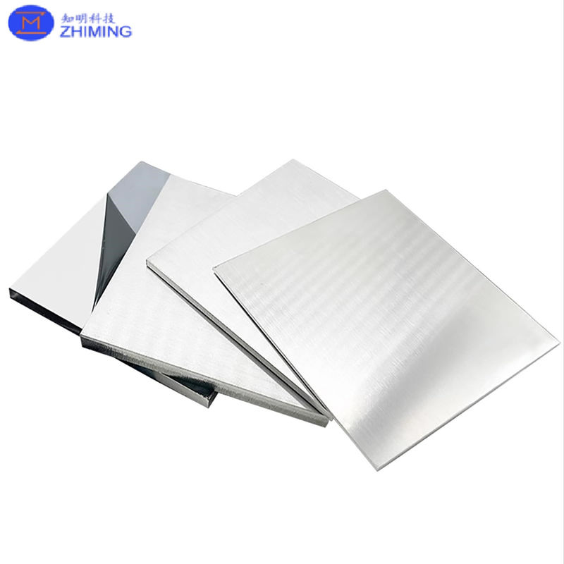 Al สับสราทอลูมิเนียมคริสตัลเดียว แนวโน้ม 111 100 111 5 × 5 × 0.5 มิลลิเมตร A = 4.040Ã