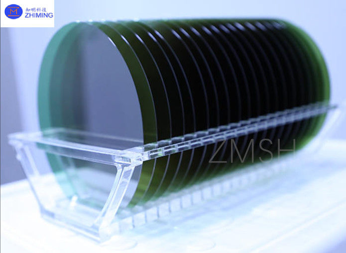 ความหนาของวอฟเฟอร์ SiC 4H-N 8 นิ้ว 500±25μm หรือปรับแต่ง N-Doped Dummy การผลิตเกรดวิจัย