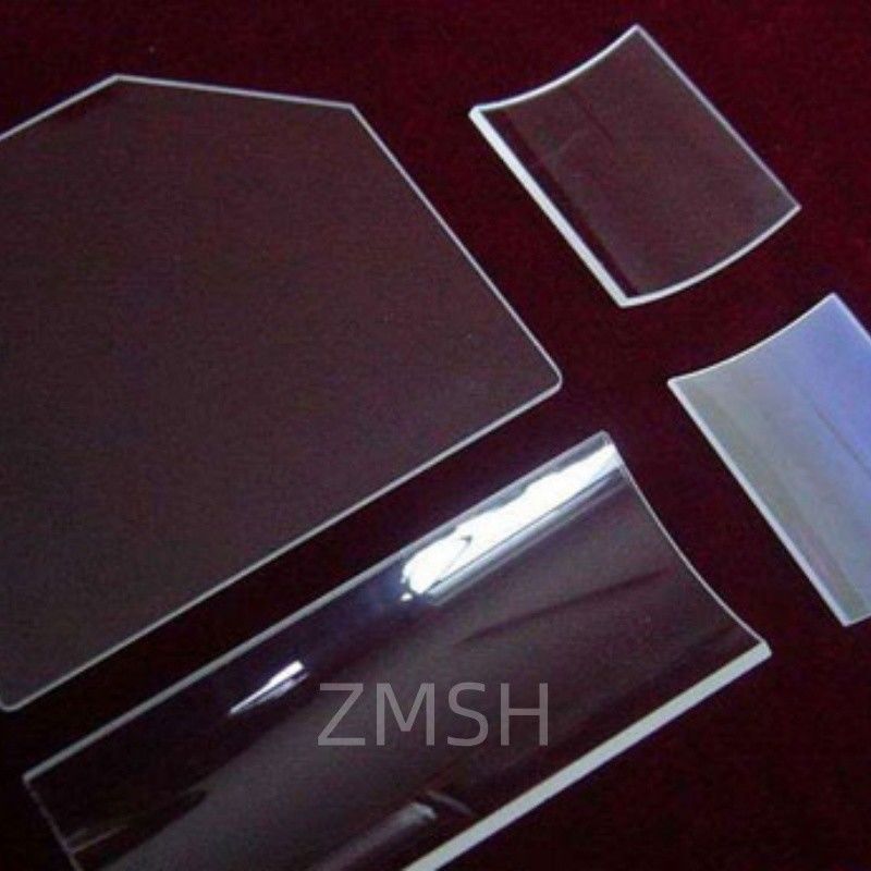 กล่องแก้วควอตซ์ CNC เครื่องแปรรูปแผ่นซิลิก้าหลอมไม่ปกติสําหรับระบบออปติกและเลเซอร์