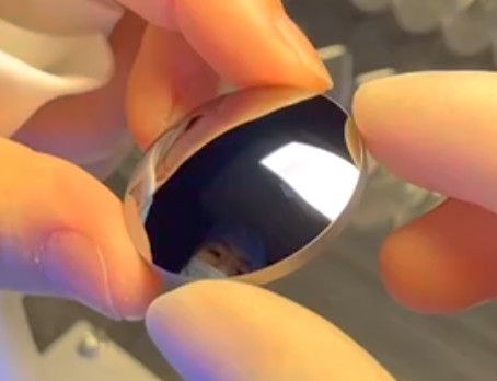 ราคาดี ปรับแต่ง Single Crystal Silicon Windows Wafer Substrate Demo Monocrystalline Silicon Lens ออนไลน์