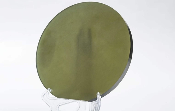 Monocrystalline SiC ซิลิคอนคาร์ไบด์พื้นผิวเวเฟอร์ Dummy เกรด Dia153mm 156mm 159mm