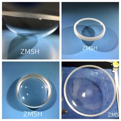 ราคาดี Dome Sapphire Optical Windows ความต้านทานทางเคมี ความสามารถในการนําความร้อนสูง ความหนา 1mm 2mm ออนไลน์