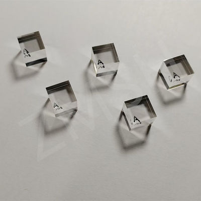 10x10x10mmt เลนส์แสง SiC ใส 4H-SEMI ความแข็ง 9.0 รูปแบบตามต้องการ