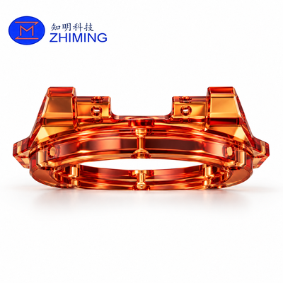 ราคาดี ตัวเรือนนาฬิกา Blood Orange Sapphire แบบสั่งทำพิเศษ ตัวเรือนแซฟไฟร์โปร่งใสที่ผลิตด้วยความแม่นยำสำหรับนาฬิกาหรู ออนไลน์