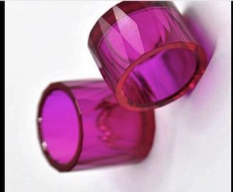 ราคาดี 99.999％ พลอยทับทิมขาวบริสุทธิ์, ไพลินเบ้าหลอม Cuvette สีเขียวสีน้ำเงินสีเหลือง ออนไลน์