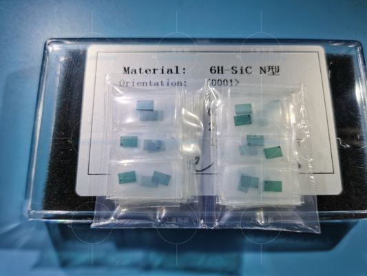ราคาดี Single Crystal 5 * 5mm 6H-N เวเฟอร์ซิลิคอนคาร์ไบด์ขัดเงา ออนไลน์
