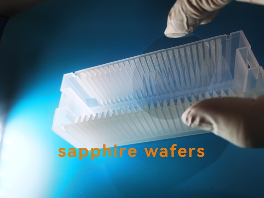 ราคาดี 500um Sapphire Wafers Substrate C Plane สำหรับ Epitaxial Growth ออนไลน์