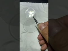 sapphire window with holes