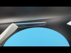 Al2O3 ใบมีดโกนเดี่ยวคริสตัลแซฟไฟร์แก้วทางการแพทย์คมและขัดเงา 38x4.5x0.3mmt