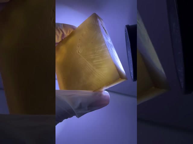 Yellow Sapphire Raw Material Lab-Created